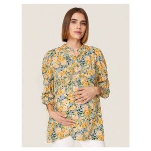 ISABELLA OLIVER Meredith Floral Maternity Blouse